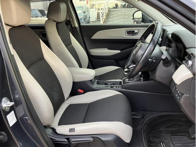 ヴェゼル ｅ：ＨＥＶＺ　純正９インチコネクトナビＴＶ・オプションシート・前後ドライブレコーダー・Ｂｌｕｅｔｏｏｔｈ・ワンオーナー車　地上デジタル　車線逸脱警告　ＵＳＢ入力　ワンオーナ－　シートＨ　サイドエアＢ　禁煙車両　半革（30枚目）