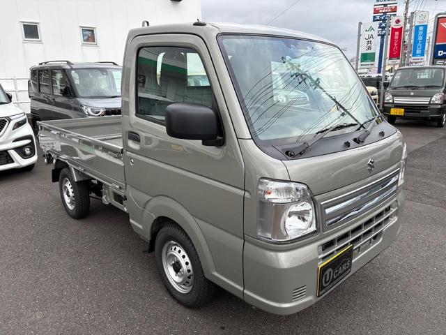 キャリイトラック ＫＣエアコン・パワステ　軽トラック　２ＷＤ　４ＡＴ　三方開　クリアランスソナー　レーンアシスト　キーレスエントリー　アイドリングストップ　オートライト　ＥＳＣ　エアコン　パワーウィンドウ　運転席エアバッグ（5枚目）