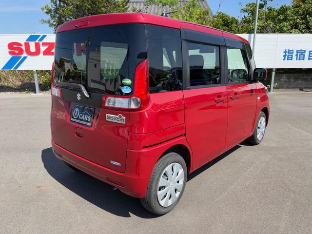 スペーシア Ｇ　車検２年　バッテリー＆タイヤ新品交換　ＥＴＣ　両側スライドドア　ナビ　ＴＶ　スマートキー　アイドリングストップ　電動格納ミラー　シートヒーター　ベンチシート　ＣＶＴ　盗難防止システム（3枚目）