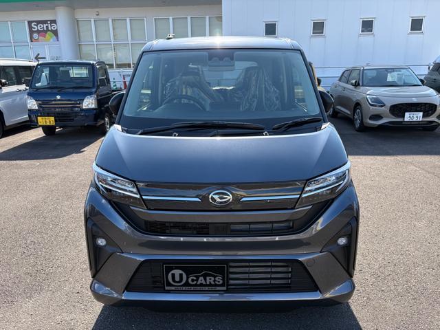 ムーヴ Ｇ　両側スライド・片側電動　クリアランスソナー　衝突被害軽減システム　オートライト　ＬＥＤヘッドランプ　スマートキー　アイドリングストップ　電動格納ミラー　ベンチシート　ＣＶＴ　盗難防止システム　ＡＢＳ（4枚目）