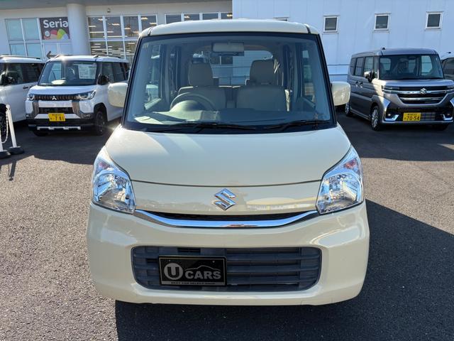 スペーシア Ｇ　車検２年　スマートキー　アイドリングストップ　電動格納ミラー　シートヒーター　ベンチシート　ＣＶＴ　盗難防止システム　ＡＢＳ　ＣＤ　ＵＳＢ　ミュージックプレイヤー接続可　Ｂｌｕｅｔｏｏｔｈ（4枚目）
