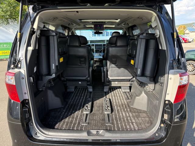 アルファードハイブリッド SR Cパッケージ 4WD ETC バックカメラ TV クリアランスソナー オートクルーズコントロール 両側電動スライドドア オートライト HID サンルーフ スマートキー 電動格納ミラー シートヒーター 後席モニター(49枚目)