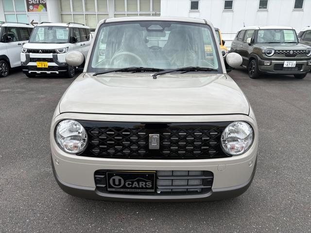 アルトラパン ハイブリッドＧ　クリアランスソナー　レーンアシスト　衝突被害軽減システム　オートライト　スマートキー　アイドリングストップ　電動格納ミラー　シートヒーター　ベンチシート　ＣＶＴ　盗難防止システム　ＡＢＳ　ＥＳＣ（4枚目）