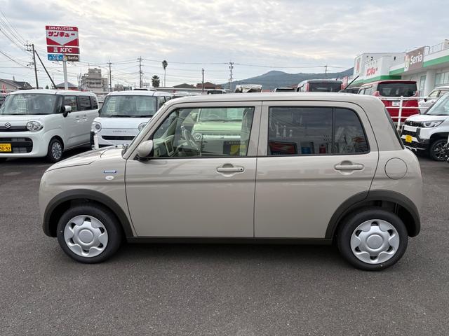 アルトラパン ハイブリッドＧ　クリアランスソナー　レーンアシスト　衝突被害軽減システム　オートライト　スマートキー　アイドリングストップ　電動格納ミラー　シートヒーター　ベンチシート　ＣＶＴ　盗難防止システム　ＡＢＳ　ＥＳＣ（9枚目）