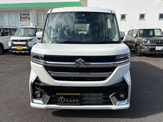 スペーシアカスタム ハイブリッドXS 全周囲カメラ 両側電動スライドドア ナビ TV クリアランスソナー オートクルーズコントロール レーンアシスト 衝突被害軽減システム オートライト LEDヘッドランプ スマートキー(4枚目)