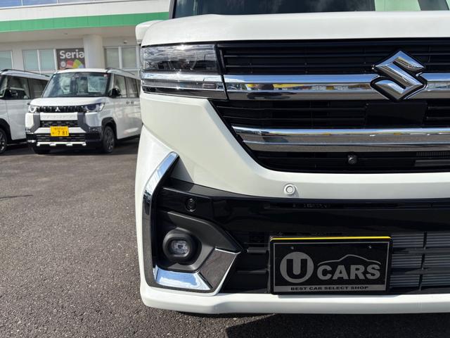 スペーシアカスタム ハイブリッドXS 全周囲カメラ 両側電動スライドドア ナビ TV クリアランスソナー オートクルーズコントロール レーンアシスト 衝突被害軽減システム オートライト LEDヘッドランプ スマートキー(10枚目)