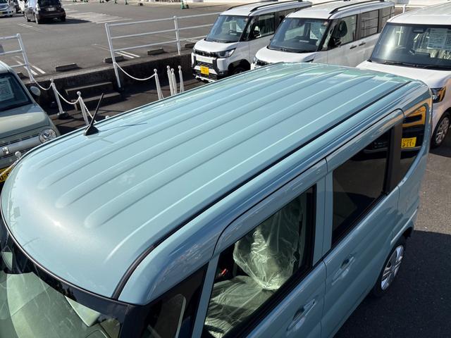 スペーシア ハイブリッドG 届け出済み未使用車 両側スライドドア クリアランスソナー レーンアシスト 衝突被害軽減システム オートライト LEDヘッドランプ スマートキー アイドリングストップ 電動格納ミラー ベンチシート(12枚目)