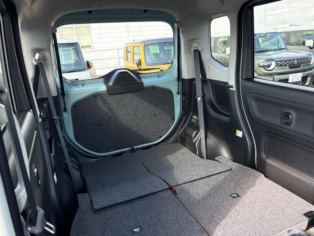 スペーシア ハイブリッドG 届け出済み未使用車 両側スライドドア クリアランスソナー レーンアシスト 衝突被害軽減システム オートライト LEDヘッドランプ スマートキー アイドリングストップ 電動格納ミラー ベンチシート(34枚目)