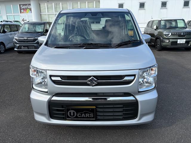 ワゴンR FX クリアランスソナー レーンアシスト 衝突被害軽減システム オートライト スマートキー 電動格納ミラー シートヒーター ベンチシート CVT 盗難防止システム ABS ESC CD(4枚目)