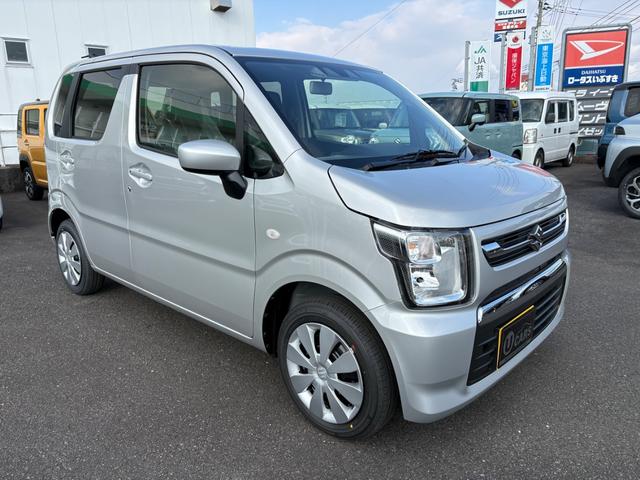 ワゴンR FX クリアランスソナー レーンアシスト 衝突被害軽減システム オートライト スマートキー 電動格納ミラー シートヒーター ベンチシート CVT 盗難防止システム ABS ESC CD(5枚目)