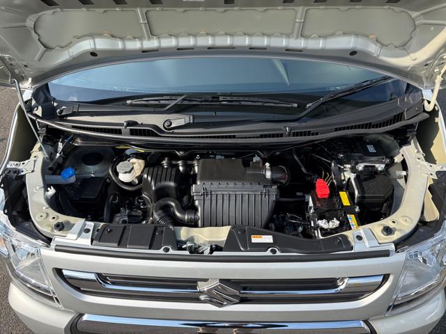 ワゴンR FX クリアランスソナー レーンアシスト 衝突被害軽減システム オートライト スマートキー 電動格納ミラー シートヒーター ベンチシート CVT 盗難防止システム ABS ESC CD(40枚目)