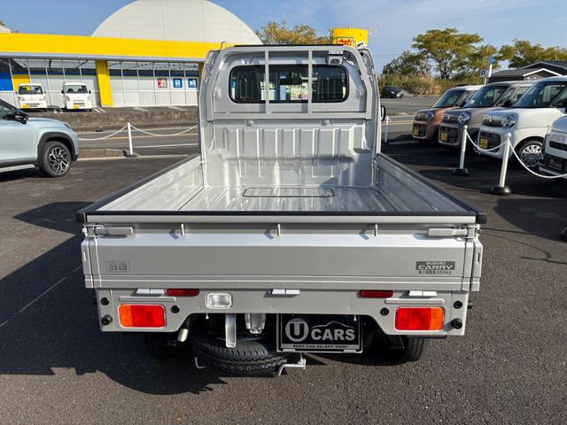 キャリイトラック KCエアコン・パワステ農繁仕様 4WD 5MT クリアランスソナー キーレスエントリー アイドリングストップ オートライト ESC エアコン パワーステアリング パワーウィンドウ 運転席エアバッグ 助手席エアバッグ(7枚目)