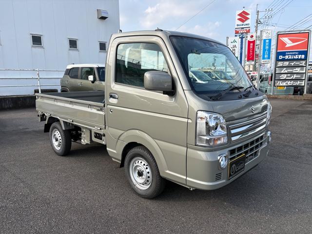 キャリイトラック ＫＸ　４ＷＤ　ＡＴ　軽トラック　三方開　衝突被害軽減システム　クリアランスソナー　レーンアシスト　キーレスエントリー　アイドリングストップ　電動格納ミラー　オートライト　ＥＳＣ　エアコン　パワーウィンドウ（5枚目）