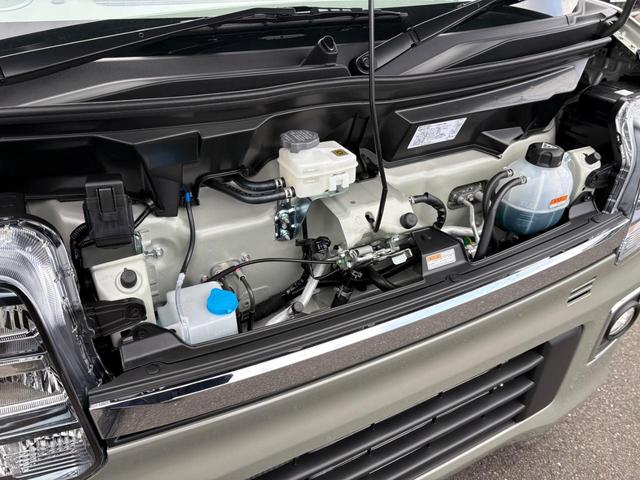 エブリイワゴン ＰＺターボスペシャル　４ＷＤ　標準ルーフ　バックカメラ　両側電動スライドドア　クリアランスソナー　レーンアシスト　衝突被害軽減システム　オートライト　ＬＥＤヘッドランプ　スマートキー　アイドリングストップ　電動格納ミラー（42枚目）