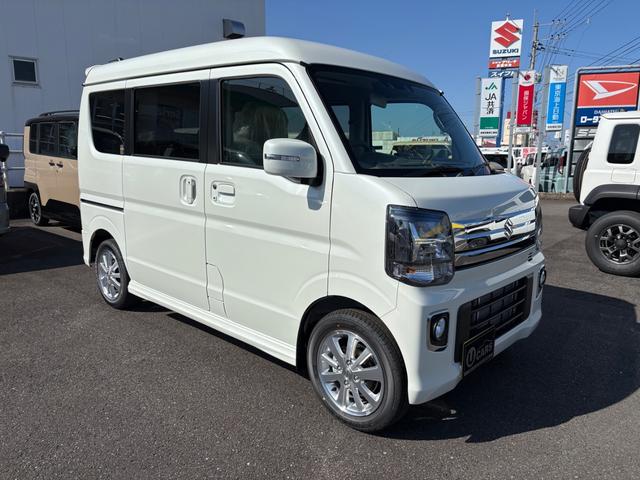 エブリイワゴン ＰＺターボスペシャル　４ＷＤ　ハイルーフ　バックカメラ　両側電動スライドドア　クリアランスソナー　レーンアシスト　衝突被害軽減システム　オートライト　ＬＥＤヘッドランプ　スマートキー　　電動格納ミラー　シートヒーター（5枚目）