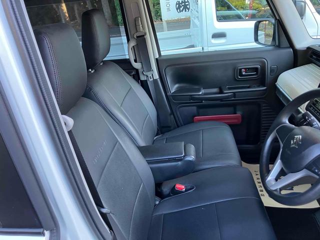 スペーシア ハイブリッドＸ　バックカメラ　両側電動スライドドア　ナビ　ＴＶ　クリアランスソナー　レーンアシスト　衝突被害軽減システム　オートライト　スマートキー　アイドリングストップ　電動格納ミラー　シートヒーター　ベンチシート（28枚目）