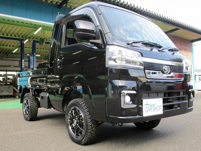 ジャンボエクストラ　４ＷＤ　センターデフロック　９インチスマホ連動ディスプレイオーディオ　衝突被害軽減ブレーキ　社外アルミホイール　ＬＥＤ作業灯　バックカメラ　オートマチック　Ｂｌｕｅｔｏｏｔｈ　届出済未使用車(4枚目)