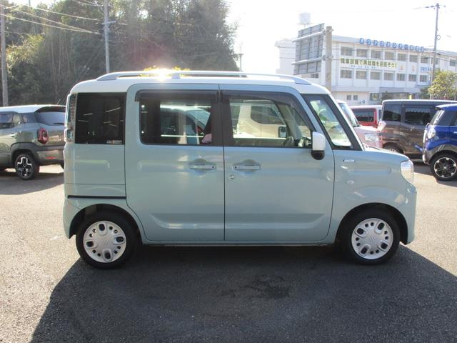 スペーシア ハイブリッドX パナソニックナビ フルセグTV Bluetooth レーダーブレーキサポート 運転席シートヒーター プッシュスタート 両側パワースライドドア(4枚目)