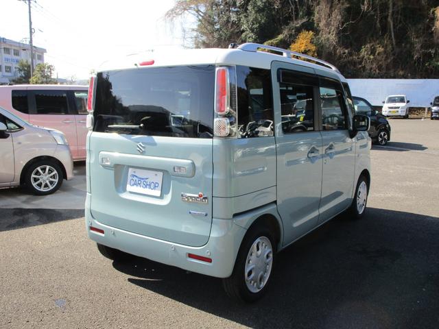 スペーシア ハイブリッドX パナソニックナビ フルセグTV Bluetooth レーダーブレーキサポート 運転席シートヒーター プッシュスタート 両側パワースライドドア(8枚目)