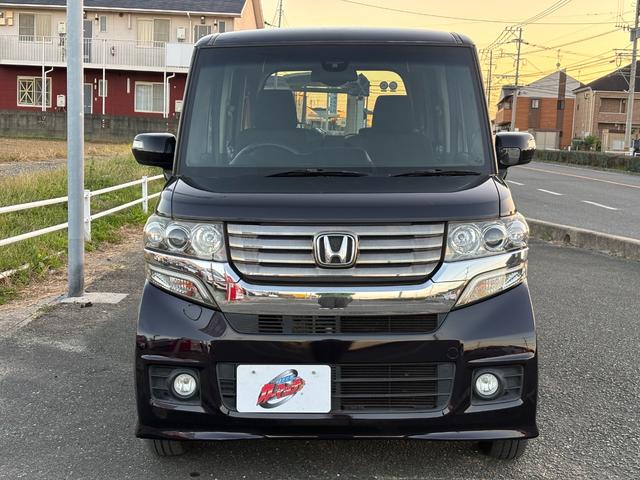 N-BOXカスタム G・Aパッケージ 両側スライド・片側電動 ナビ TV 衝突被害軽減システム オートライト HID スマートキー アイドリングストップ 電動格納ミラー ベンチシート CVT 盗難防止システム ABS ESC CD(12枚目)