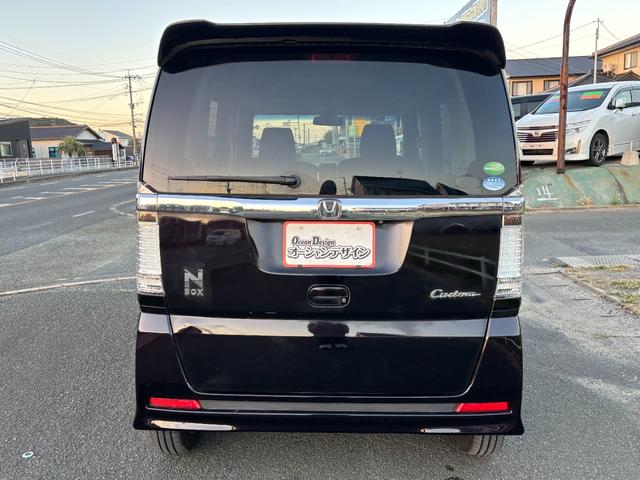 N-BOXカスタム G・Aパッケージ 両側スライド・片側電動 ナビ TV 衝突被害軽減システム オートライト HID スマートキー アイドリングストップ 電動格納ミラー ベンチシート CVT 盗難防止システム ABS ESC CD(15枚目)
