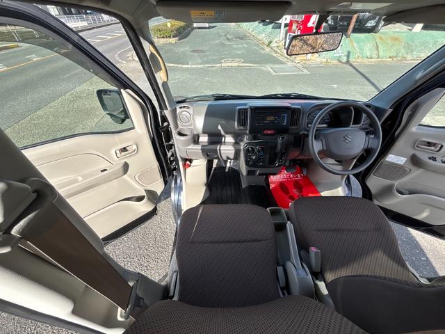 エブリイ ＰＣリミテッド　両側スライドドア　キーレスエントリー　電動格納ミラー　ＡＴ　盗難防止システム　ＡＢＳ　ＣＤ　ミュージックプレイヤー接続可　アルミホイール　衝突安全ボディ　エアコン　パワーステアリング　パワーウィンドウ（2枚目）