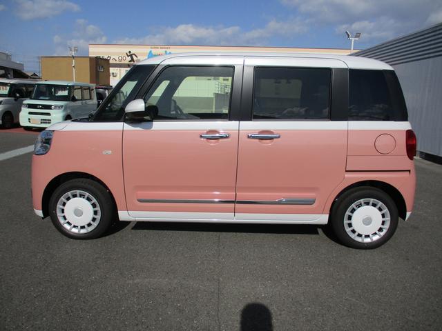 ムーヴキャンバス ストライプスG R7年式 届出済み未使用車 両側パワースライドドア 2km(10枚目)