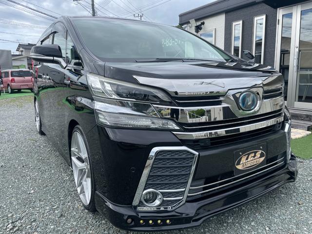 ヴェルファイアハイブリッド ＺＲ　Ｇエディション　★ＷＯＲＫ新品タイヤホイール（グノーシスＩＳ２０５）・ＡＬＰＩＮＥナビ・フリップダウンモニター・サンルーフ・テイン車高調・社外エアロスポイラー・両側電動スライドドア・運転席、助手席シートヒーター（2枚目）