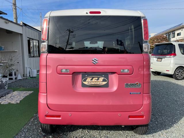 スペーシア ハイブリッドＸ　両側電動スライドドア・レーダーサポートブレーキ・リヤアシストセンサー・スマートキー・純正アルミ・運転席シートヒーター・バックカメラ・ＥＴＣ（7枚目）