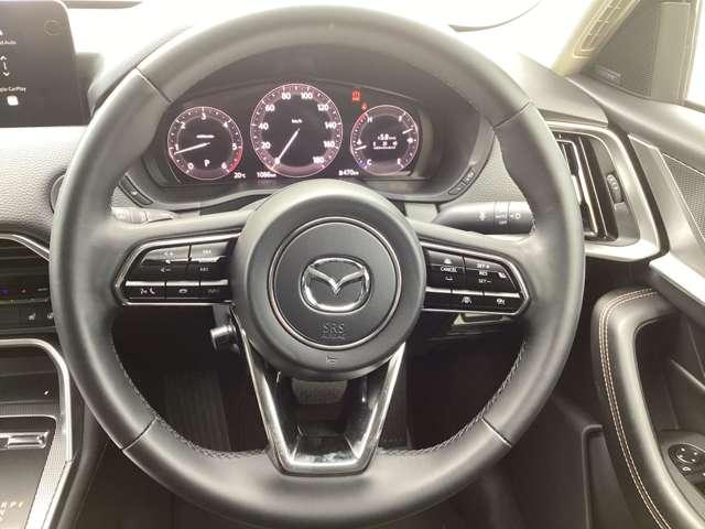 ＣＸ－８０ ３．３　ＸＤ　Ｌパッケージ　ディーゼルターボ　デモアップ　ナビ　ＥＴＣ　全方位モニター　アルミホイール　パノラマサンルーフ　フルセグＴＶ　電動リアゲート　パーキングアシスト　レザーシート　パワーシート　スマートキー　アイドリングストップ　ＥＴＣ（12枚目）