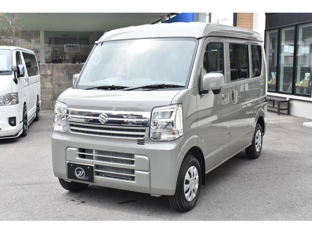エブリイ ジョインターボ　届出済未使用車／新色モスグレー／ＬＥＤヘッドライト／スマートキー／両側パワースライドドア／オートエアコン／ハイルーフ／スズキセーフティサポート（5枚目）