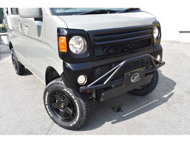 エブリイ ジョインターボ　ＪＯＩＮターボ４ＷＤ／丸目４インチリフトアップ新車コンプリート／アウトクラスカーズ４インチリフトアップキット／前後ショートバンパー／バンパーガード／オープンカントリーＲＴタイヤ／直前直左対策（12枚目）