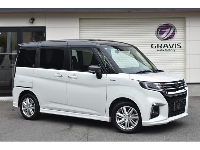 ソリオ ハイブリッドＭＺ　法人ワンオーナー／２トーンルーフ／禁煙車／スマートキー／全方位モニター付９インチナビ／フルセグＴＶ／ＢＴオーディオ／両側パワースライドドア／ＥＴＣ／ＬＥＤヘッドライト／純正１５インチＡＷ／（2枚目）