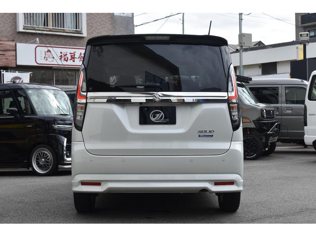 ソリオ ハイブリッドＭＺ　法人ワンオーナー／２トーンルーフ／禁煙車／スマートキー／全方位モニター付９インチナビ／フルセグＴＶ／ＢＴオーディオ／両側パワースライドドア／ＥＴＣ／ＬＥＤヘッドライト／純正１５インチＡＷ／（7枚目）