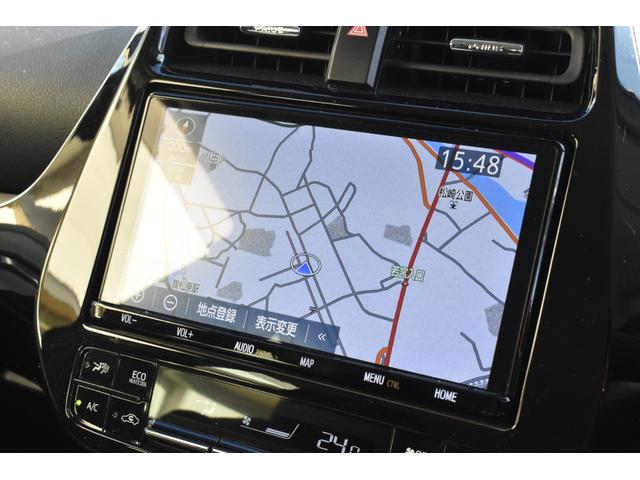 プリウス S 純正9インチナビ/フルセグTV/BTオーディオ/バックモニター/スマートキー/ビルトインETC/革巻きステアリング/LEDヘッドライト/セーフティセンス/純正15インチAW/(18枚目)