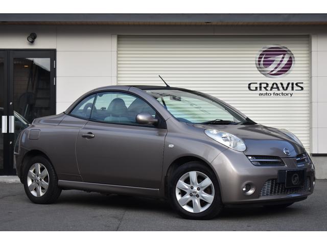 マイクラＣ＋Ｃ ベースグレード　女性ワンオーナー／禁煙車／キーレス／ハーフレザーシート／本革巻きステアリング／シートヒーター／電動オープン／純正ナビ／地デジＴＶ／社外デジタルインナーミラー／シートヒーター／点検整備記録簿（2枚目）