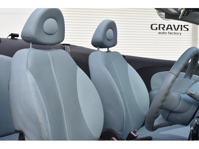 マイクラＣ＋Ｃ ベースグレード　女性ワンオーナー／禁煙車／キーレス／ハーフレザーシート／本革巻きステアリング／シートヒーター／電動オープン／純正ナビ／地デジＴＶ／社外デジタルインナーミラー／シートヒーター／点検整備記録簿（19枚目）