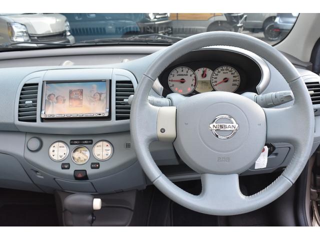 マイクラＣ＋Ｃ ベースグレード　女性ワンオーナー／禁煙車／キーレス／ハーフレザーシート／本革巻きステアリング／シートヒーター／電動オープン／純正ナビ／地デジＴＶ／社外デジタルインナーミラー／シートヒーター／点検整備記録簿（20枚目）