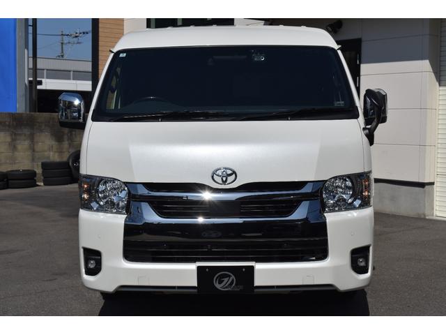 ハイエースバン スーパーGL ダークプライムII ユーザー様買取車/ワンオーナー/禁煙車/ワイドボディ/ディーゼルターボ/ミドルルーフ/パンテーラセキュリティ/純正ナビ・TV/パノラミックビューモニター/前後型ドライブレコーダー/ハーフレザーシート/(4枚目)