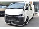 ハイエースバン ロングＤＸ　未登録新車／９型ＤＸ白黒パッケージ／４１５ＣＯＢＲＡＦリップ・ボンネット・Ｒスポイラー／３．０インチローダウン／ＳＳＲ１７インチＡＷ／ホワイトレターバンタイヤ／グリル・エンブレム塗装／ＬＥＤヘッド／（5枚目）