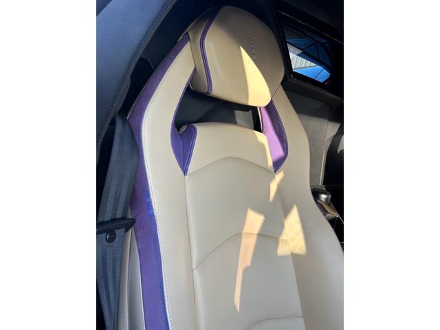 アヴェンタドール ＬＰ７００－４ロードスター　Ｄ車外装　パープルグラデーションオールペンエキゾテック可変ストレートマフラーＶＯＳＳＥＮ　ホイールＳＶ仕様ファイティングスターエアロ内装張り替えカーボンパーツ使用（15枚目）