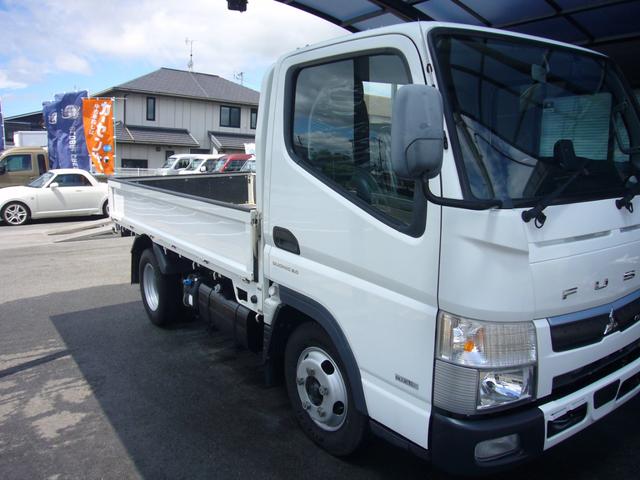 キャンター 全低床　ＥＴＣ　キーレス　自動被害軽減ブレーキ　車線逸脱警報　横滑り防止装置　アームレスト　センターコンソール　オーバーヘッドシェルフ　電動ミラー　エアコン　ビニールシートカバー　スタッドレスタイヤ（7枚目）