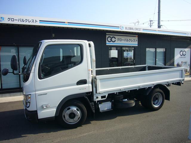 キャンター 全低床　２ｔ　５速　サイドアクティブガードシステム　自動被害軽減ブレーキ　車線逸脱警報・横滑り防止装置　ＬＥＤヘッドライト　フォグランプ　スマートキー　インフォモニター　電動ミラー　アームレスト（14枚目）
