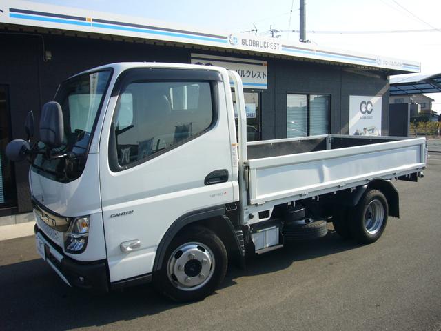 キャンター 全低床　２ｔ　オートマ　ナビ　バックカメラ　Ｂｔオーディオ　ＥＴＣ　自動被害軽減ブレーキ　車線逸脱警報・横滑り防止装置　坂道発進補助装置　アクティブサイドガードアシスト　ＬＥＤヘッドライト　スマートキー（2枚目）
