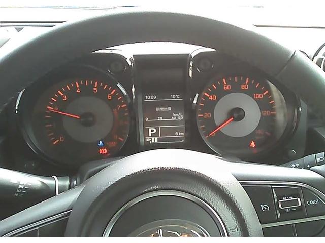 ジムニー ＸＣ　キャルズフロントグリル・バンパー　スマキー　インフォメーションモニター　自動被害軽減ブレーキ　車線逸脱警報　横滑り防止装置　坂道発進補助装置　パーキングセンサー　オートＬＥＤヘッドライト　革巻ステア（34枚目）