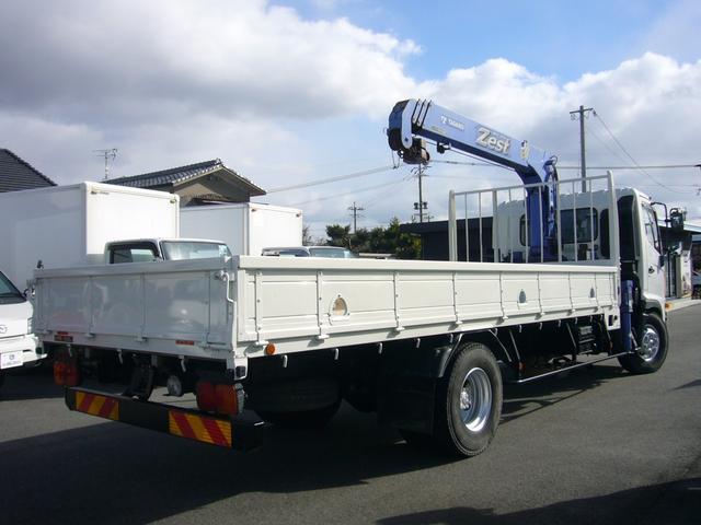 ヒノレンジャー 全低床　オートマ　タダノユニック２．９３ｔ　フックイン　ＦＭＡＭラジオ　ＥＴＣ　インフォメーションモニター　オーバーヘッドシェルフ　フォグランプ　左電動ミラー　ラジコン　荷台新塗装済み（12枚目）