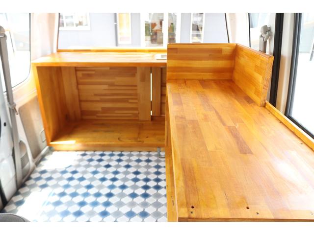 エブリイ 移動販売車 キッチンカー AT 2WD 再塗装済み シンク サイド・リヤ販売窓口 カウンターテーブル ホイールキャップ ポリタンク メニューボード 床板 4ナンバー 軽自動車 PS AC(2枚目)