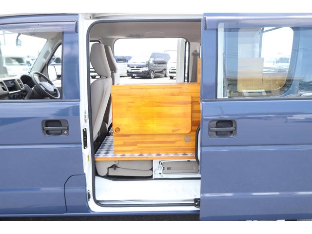 エブリイ 移動販売車 キッチンカー AT 2WD 再塗装済み シンク サイド・リヤ販売窓口 カウンターテーブル ホイールキャップ ポリタンク メニューボード 床板 4ナンバー 軽自動車 PS AC(36枚目)