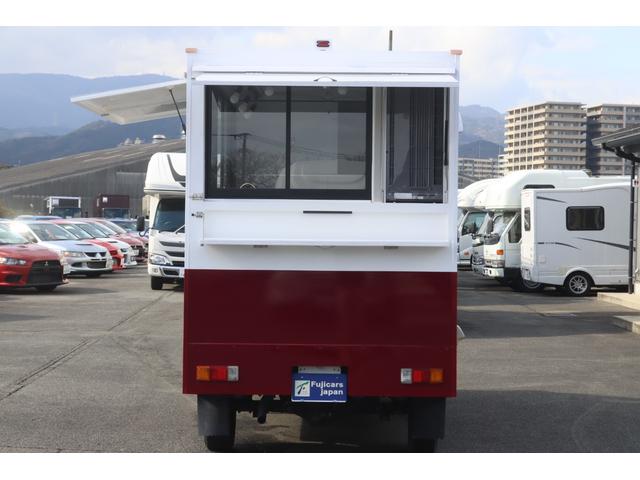 ボンゴトラック 移動販売車　キッチンカー　換気扇　２槽シンク　外部電源　カウンターテーブル　サッシ窓　窓用エアコン　ＡＣコンセント　ライディングレール　フェイスパネル　メモリーナビ　ＥＴＣ　加工車　キッチンカー　８ナンバー（24枚目）