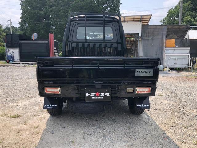 ハイゼットトラック エアコン・パワステ　スペシャル　４ＷＤ　エアコン　パワステ　パワーウインド　トラスタフルエアロ（フロントスポイラー、サイドパネル、サイドステップ、アイライン）　トラスタローフォルム前後フェンダー　トラスタ泥避け（17枚目）
